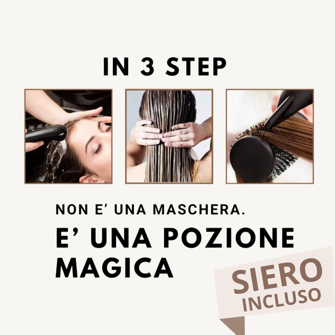 MASCHERA MAGICA PER CAPELLI + SIERO AL COLLAGENE
